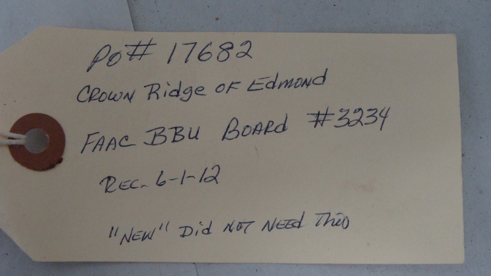 FAAC 3234 - 220V battery backup control board for 700i NOS