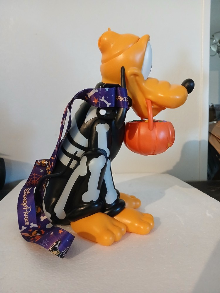 2025 Disney Parks Halloween Pluto Skeleton Sipper BUBBLE WRAPPED!