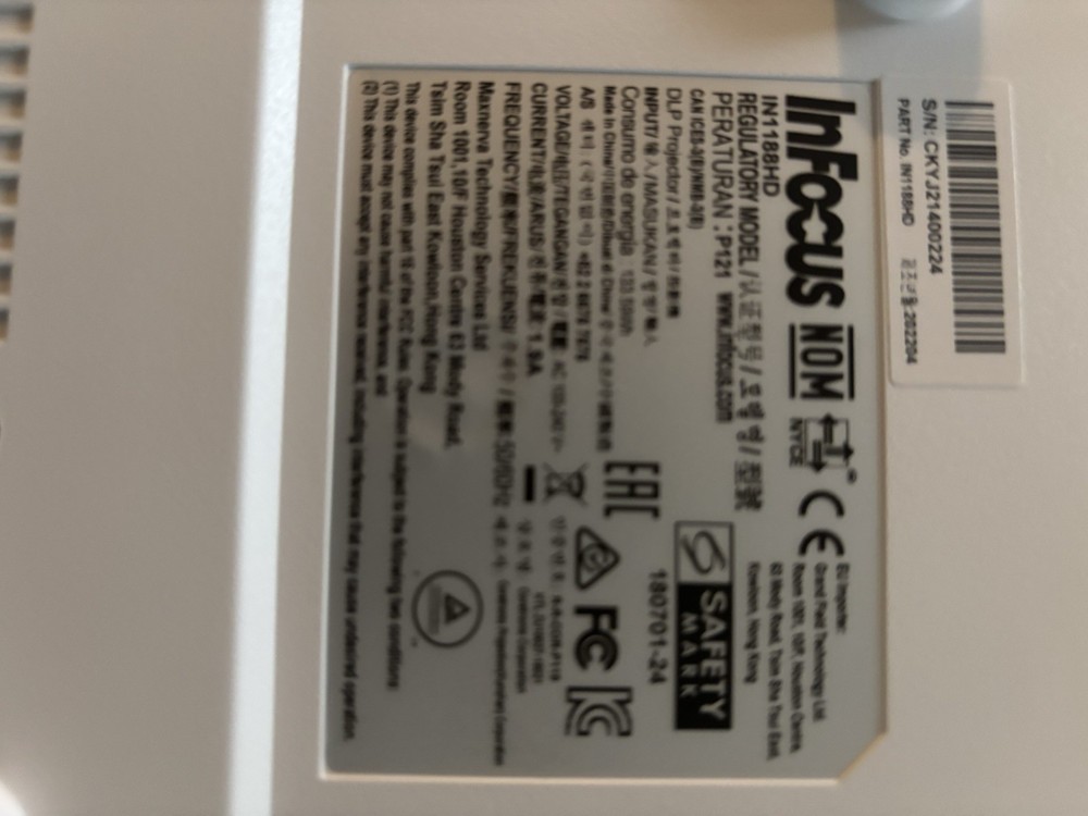 Infocus Projector IN1188HD