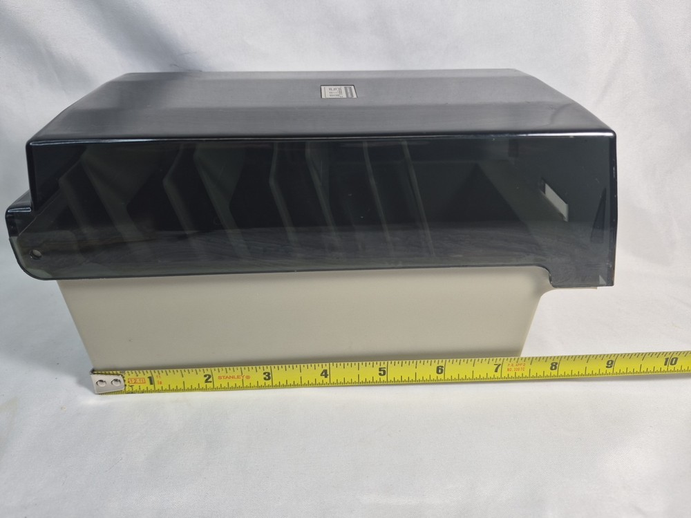 VTG ALS Computermate 3.5" Floppy Disk 1987 Storage Case Holder Diskette Beige