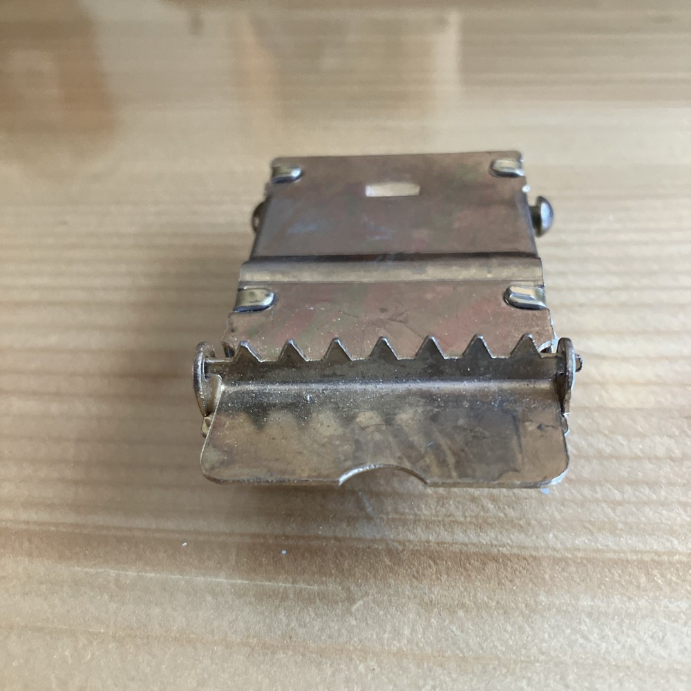 Web Belt Buckle Military Brass