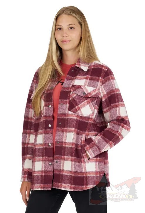SKI-DOO WOMENS PLAID OVERSHIRT 288123
