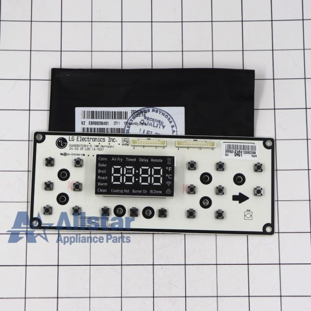 LG Range Pcb Display Control Board EBR89296401