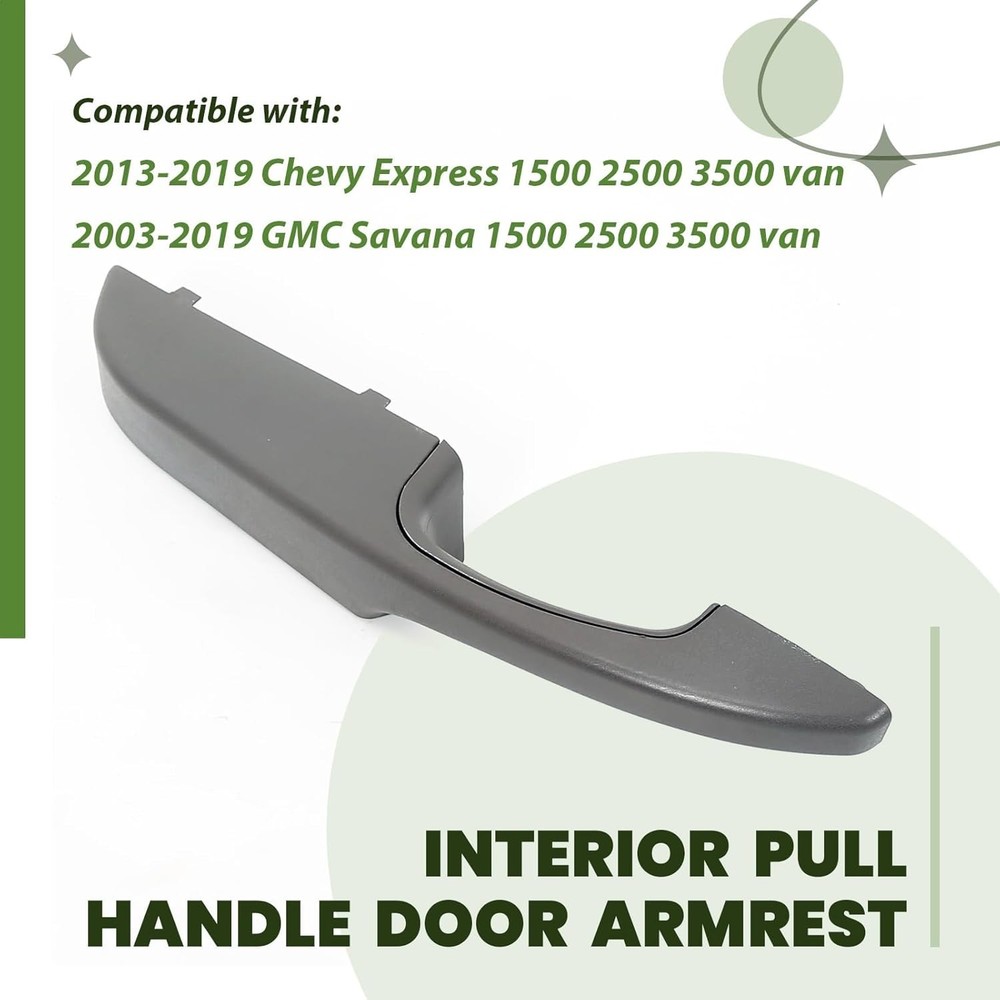 Driver Side Left Door Pull Handle Armrest For 2003-2019 Chevy Express GMC Savana