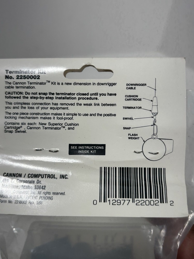 Cannon Terminator Kit 18 Pieces Total Durable And Reliable Line Terminators