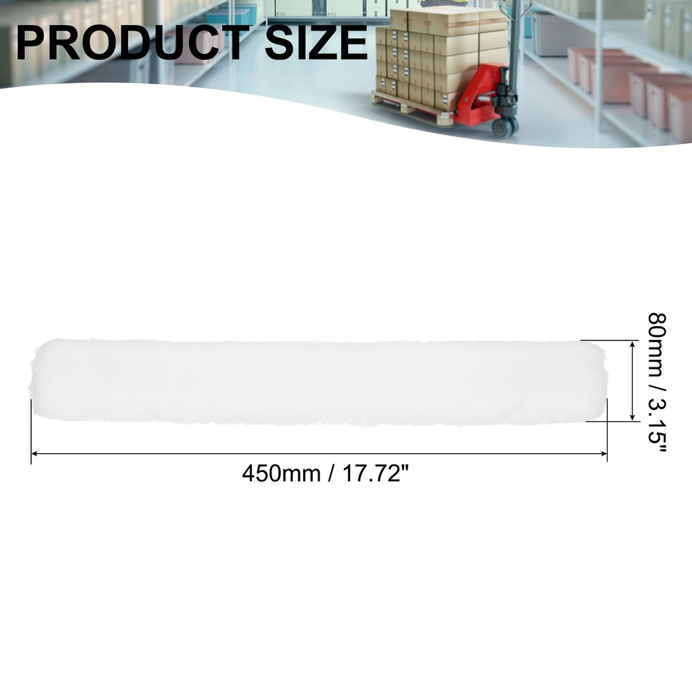 Microfiber Window Scrubber Replacement Head 17.72" Yellow/White