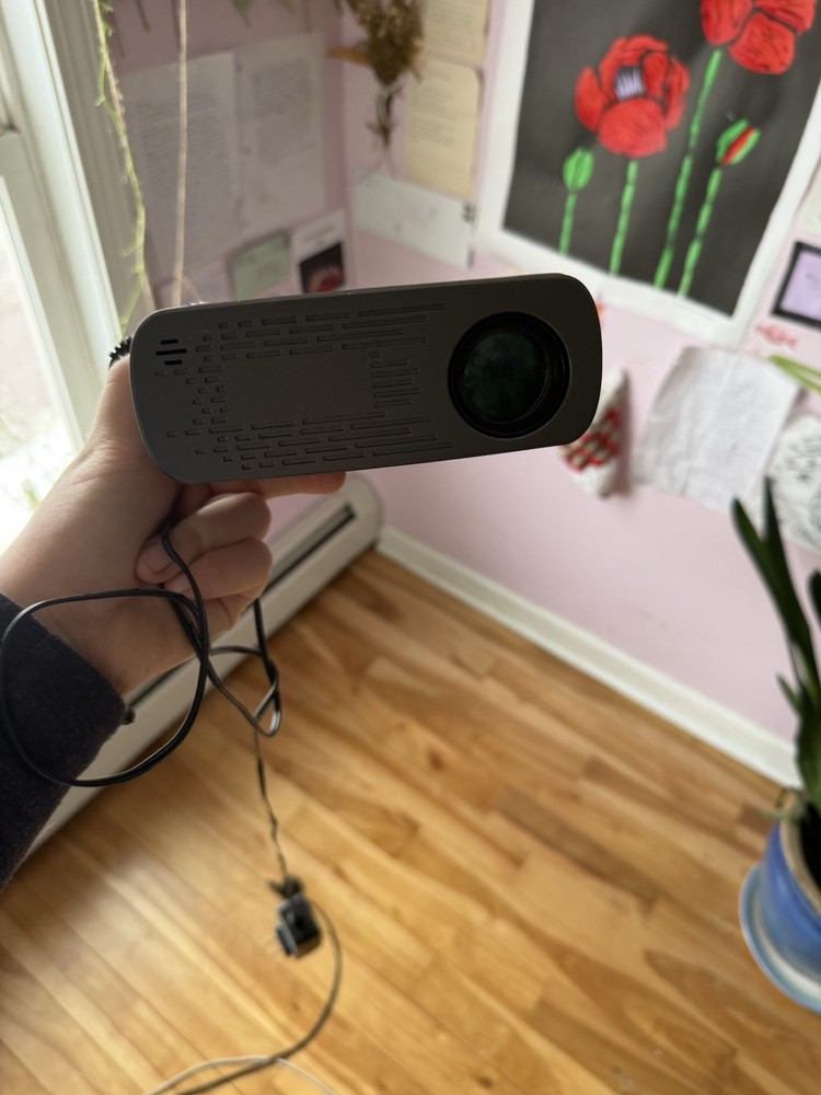 Antmap LED LCD Projector TFT-LCD Display HDMI USB Gray Black