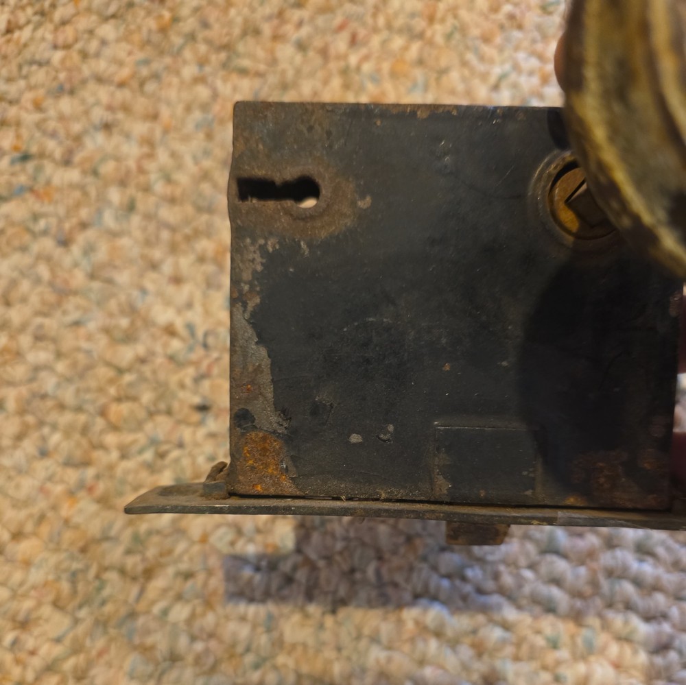 Vintage Door Knobs And Mechanism See Description