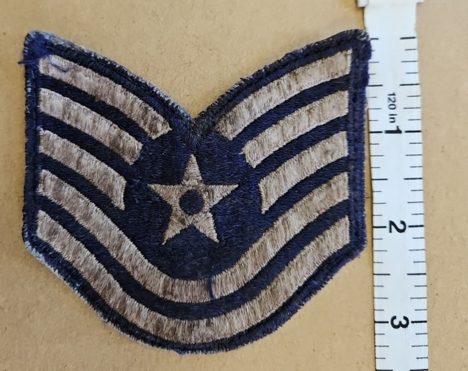 US Air Force Technical Sergeant Enlisted Rank Patch USAF INV15008