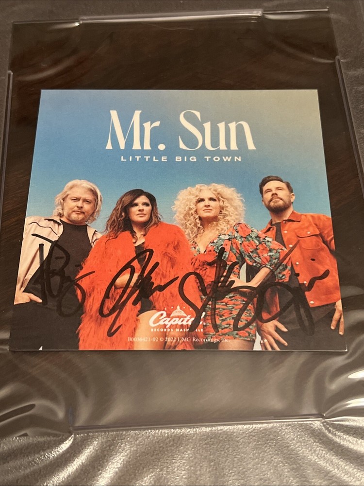 Little Big Town Signed CD Insert PSA!!