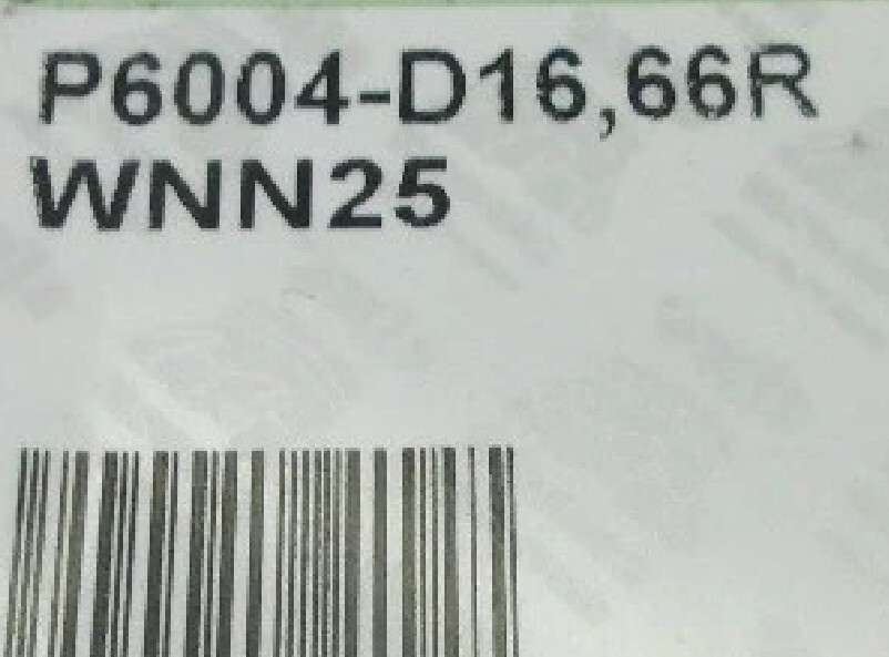 1 PCS  ORIGINAL  INSERTS        P6004-D16,66R WNN25