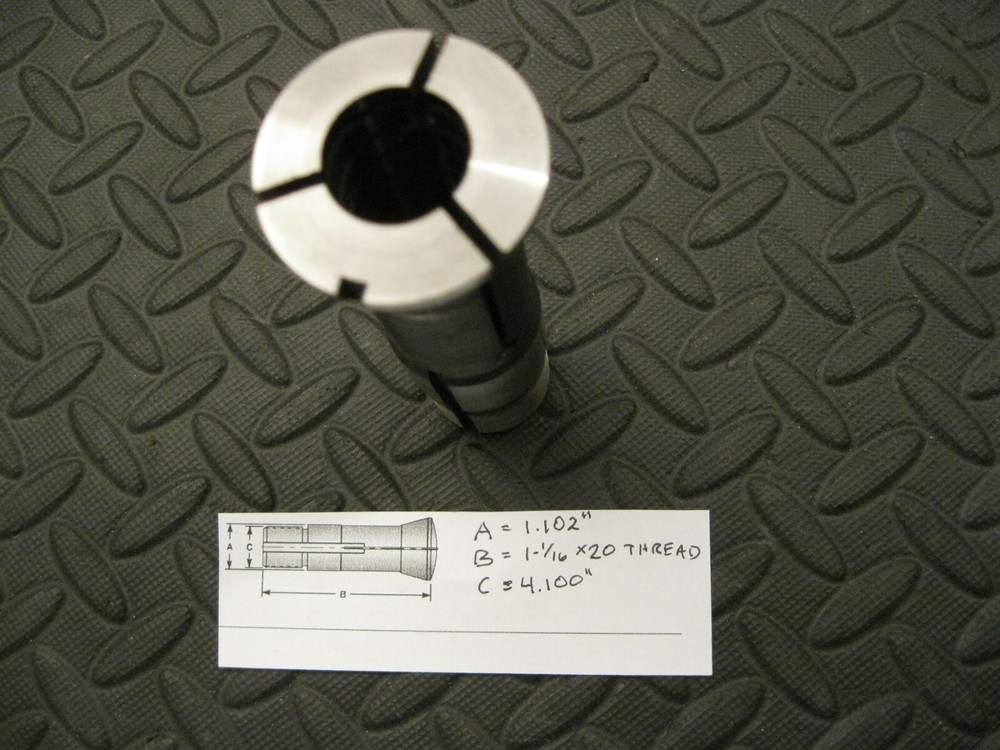 18mm Collet with 1-1/16 x 20 Thread, Unknown Make