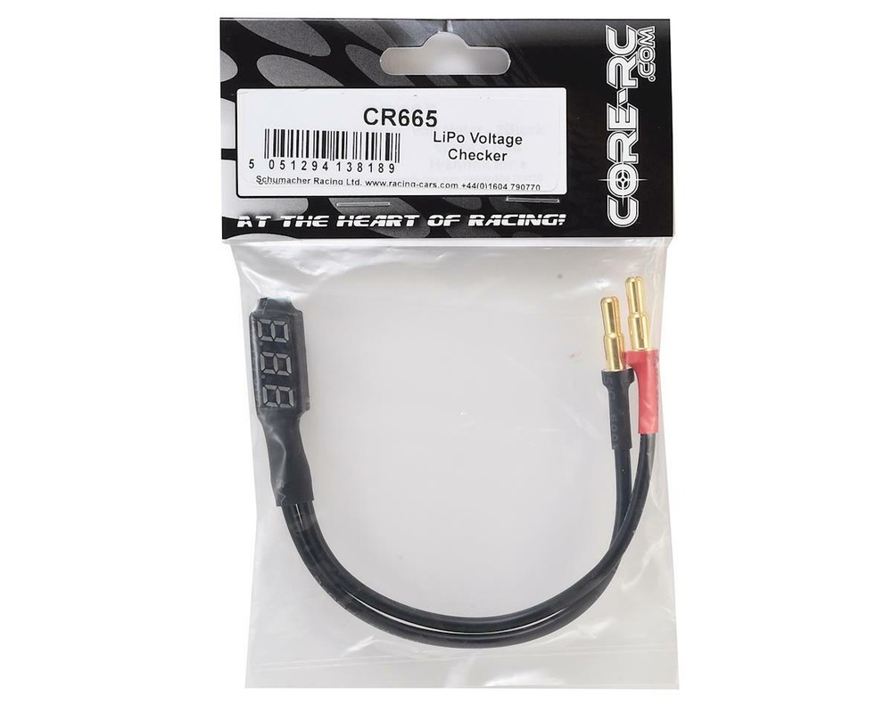 Core-RC LiPo Voltage Checker [CRC-CR665]