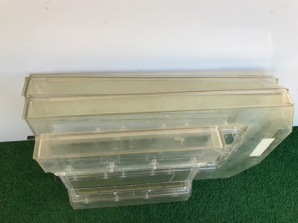 Code 3 Excalibur LED LED-X 2100 Lower Bottom Clear Lightbar Outer Lens Set #1