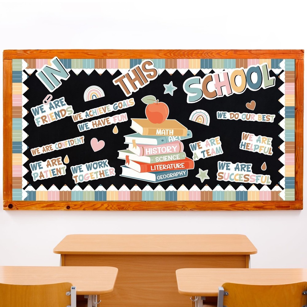 Boho Motivational Bulletin Board Classroom Decoration Set Boho Affirmation St...