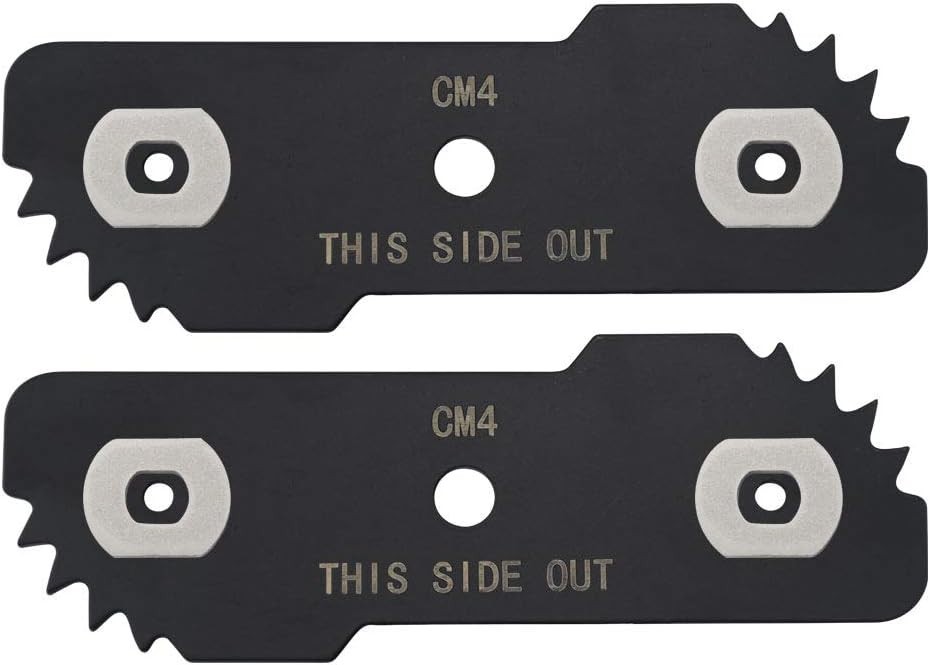 2-Pack EB-007 Edge Hog Heavy-Duty Edger Replacement Blades Compatible