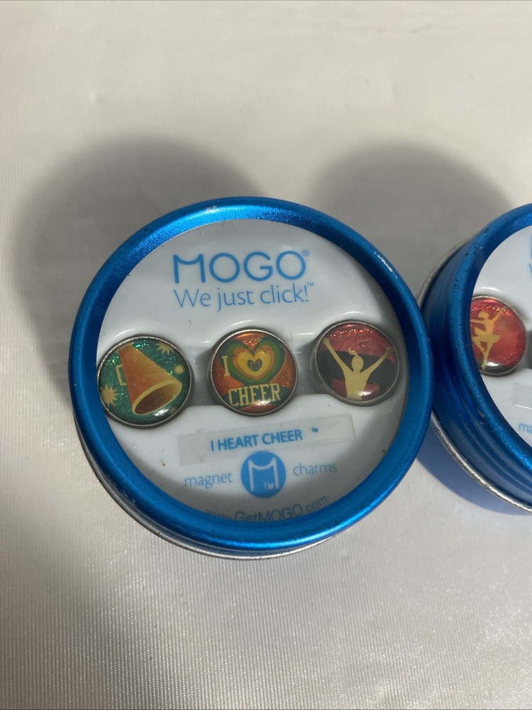 Set the 2 tin box MOGO Magnet Charms