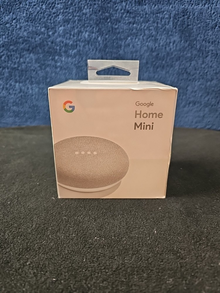 Google Home Mini Smart Assistant - Chalk GA00210-US NEW SEALED