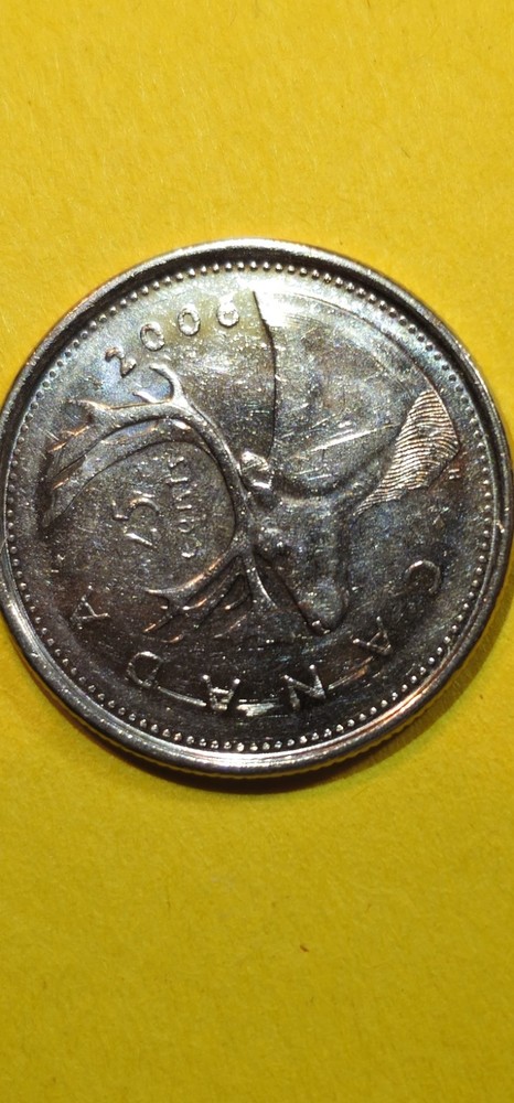 2006P Canada Quarter Dollar With Errors!