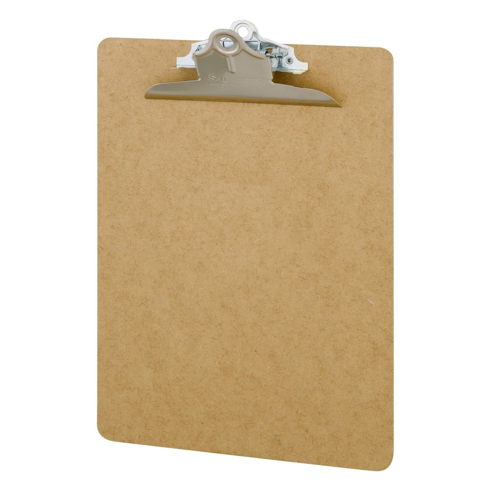 (5 pack) Manufacturing Hardboard Clipboard with High Capacity Clip