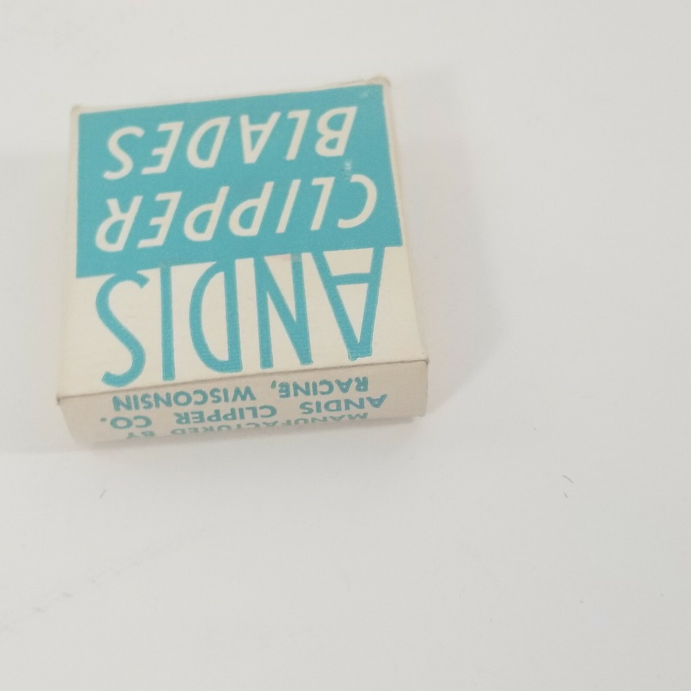 Vintage Andis Clipper Blades Box Only Improved Andis Master