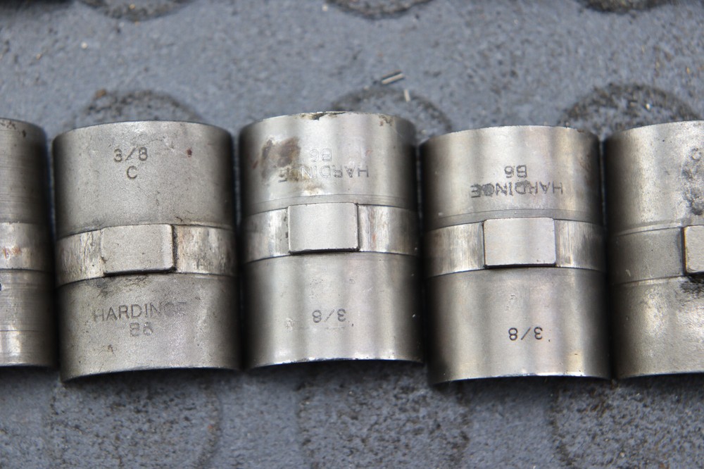HARDINGE ( 3/8'' SQUARE ) B6 COLLET PADS READ DESCRIPTION ! LOC5719
