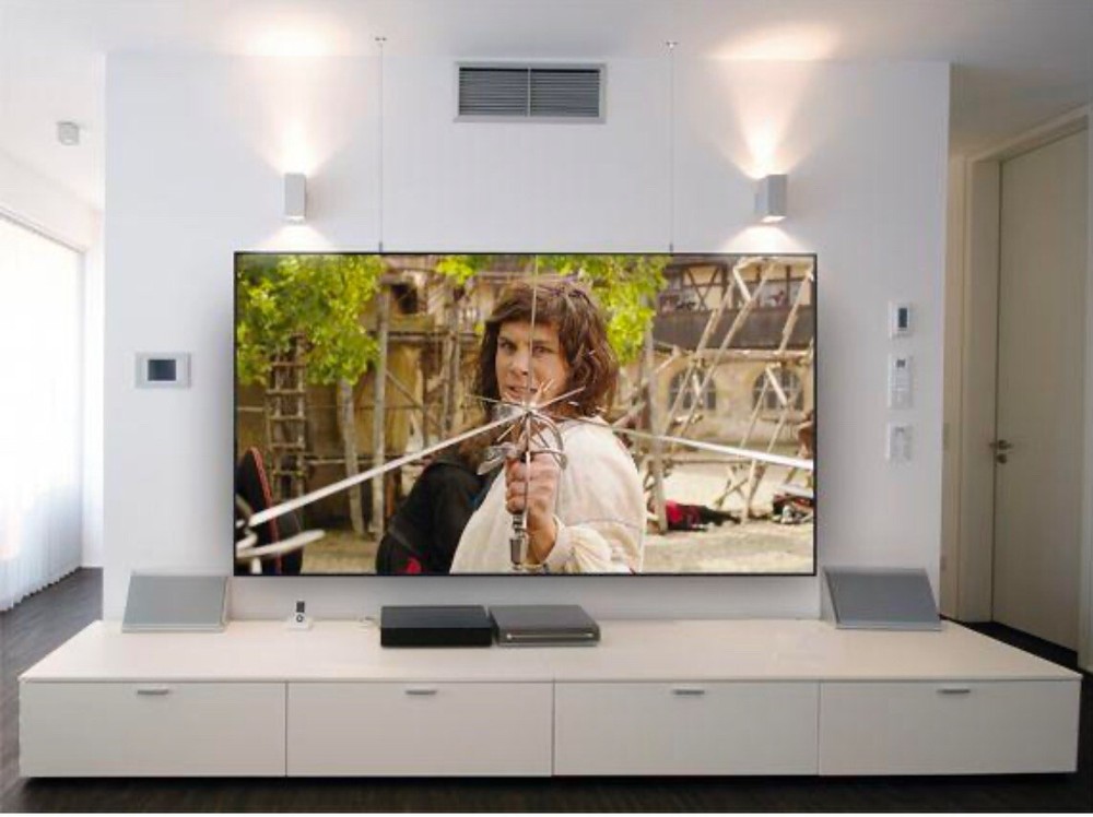 NEW 72” Projector Screen 3D HD - Black Diamond Zero Edge HD-90