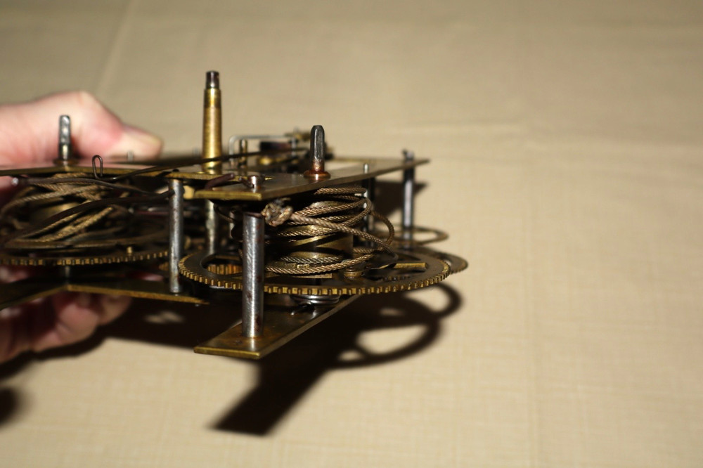 Antique Forestville 8 Day Weight Driven Clock Movement