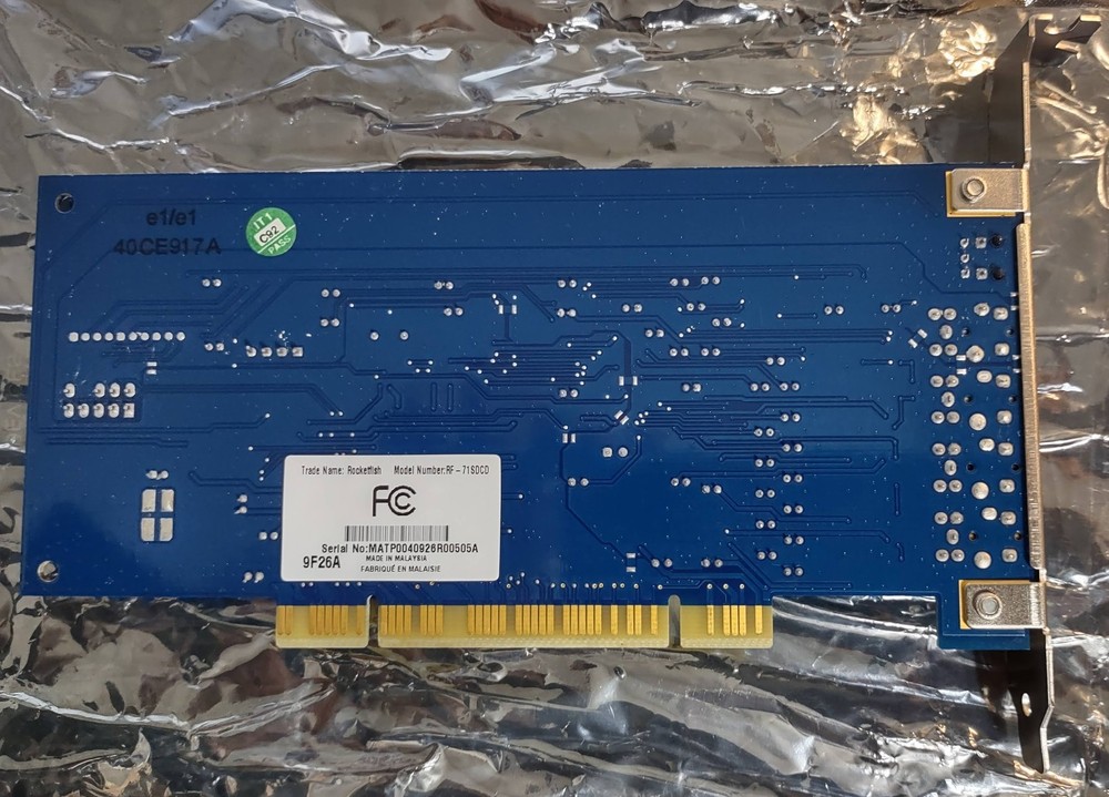 Rocketfish PCI Soundcard RF-71SDCD