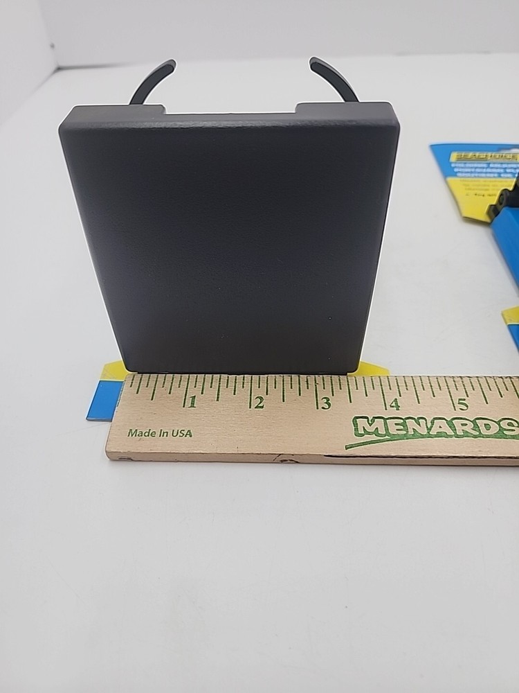 Black Plastic Folding Drink Holder with Adjustable Arms for Boats