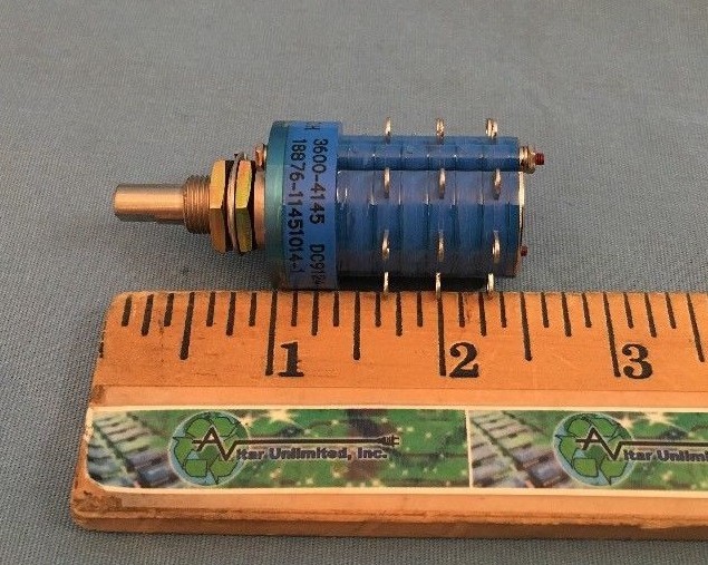 NEW Cole Model 3600-4145 Rotary Switch