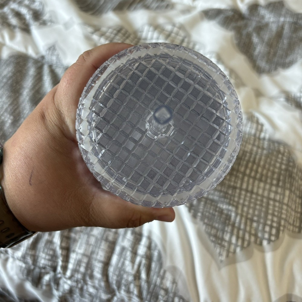 Starbucks silver diamond (square) tumbler NEW