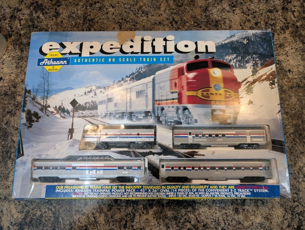 Athearn Expedition Amtrak HO Train Set Free Shipping