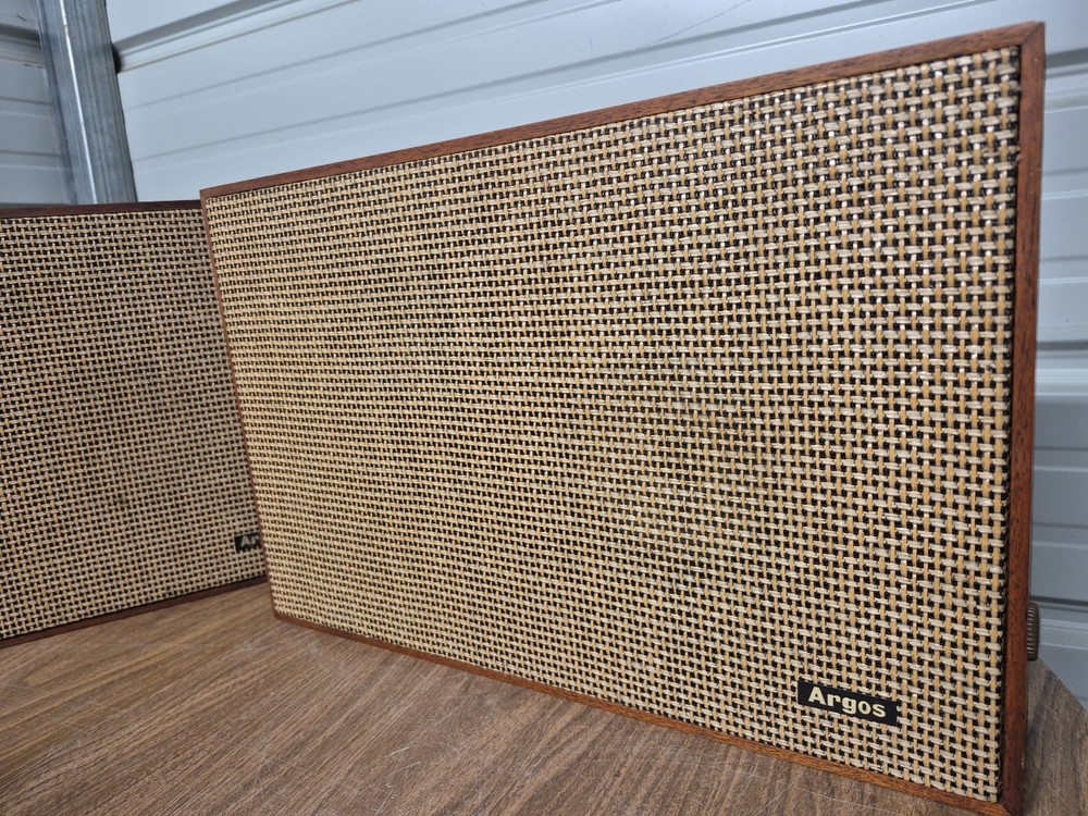 Argos Phf-1s Vintage Walnut Wall Speakers Read Description