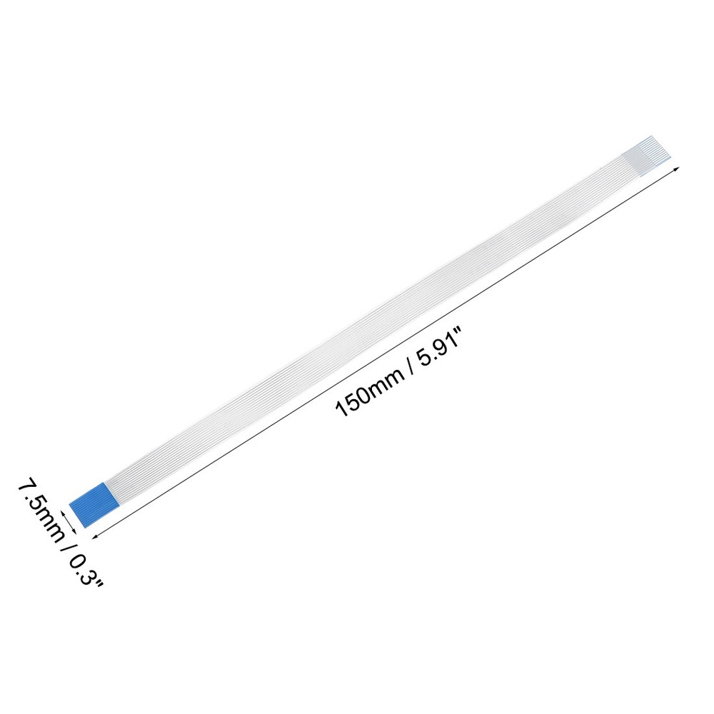 Flat Flex Cable, 14 Pin 150mm FPC FFC Tape Cable 5pcs (Type B)