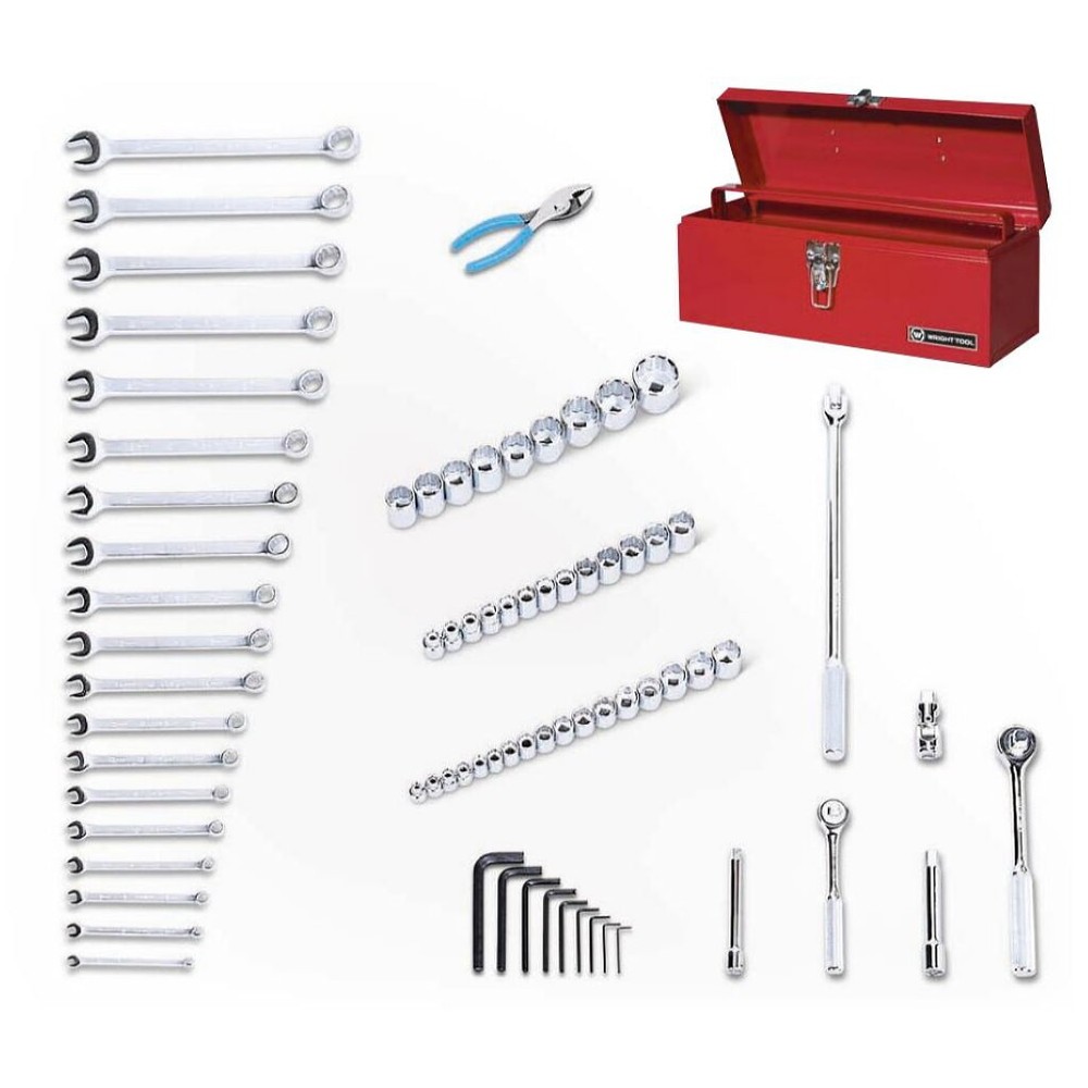 Wright 199 75 Piece Metric Apprentice Tools Set-Including WT1900RD Metal Box