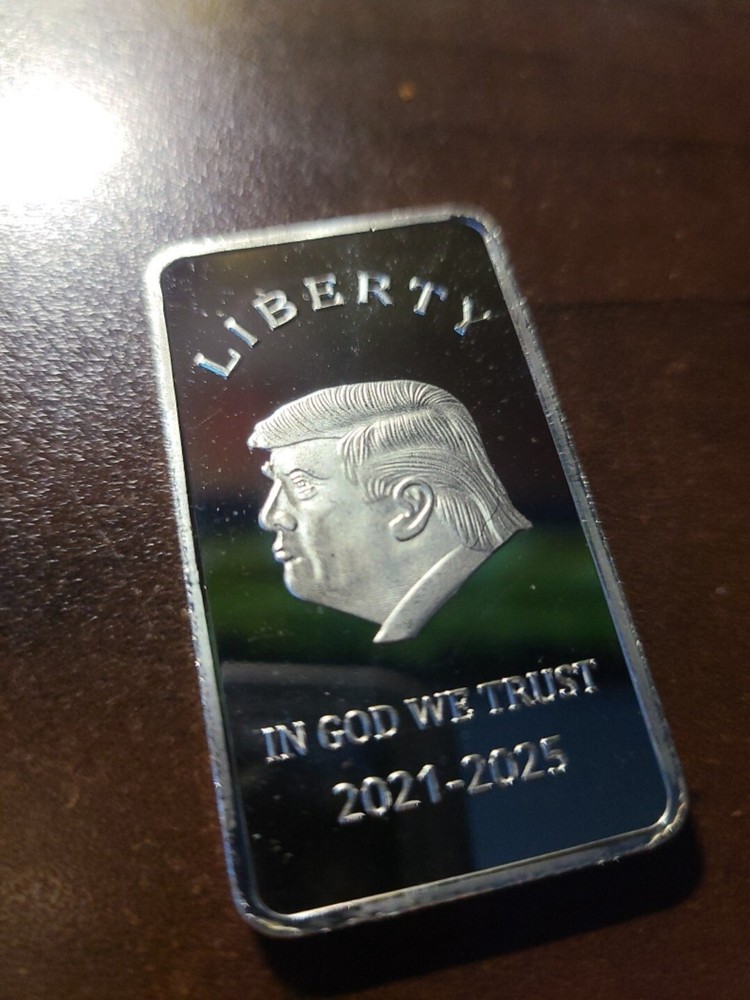 Donald Trump 2024 Silver Commemorative Metal