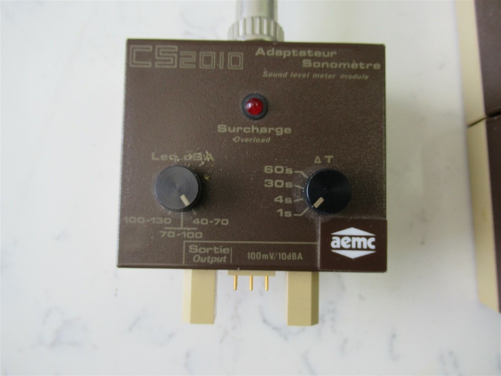 AEMC CL2010F Lightmeter Module InterFace Adaptor Sound Level Meter 1A CS2010