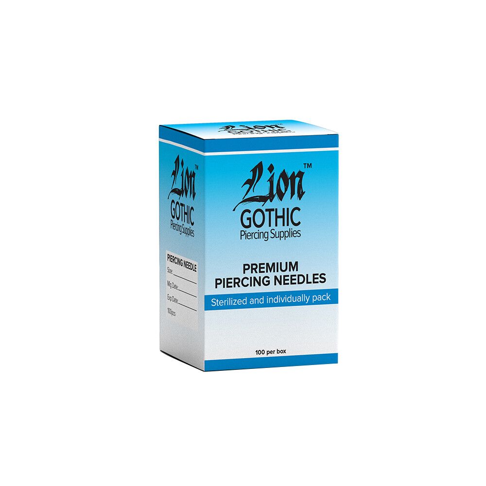 Piercing needles Straight 2" sealed and Sterilized individually pack Box 100