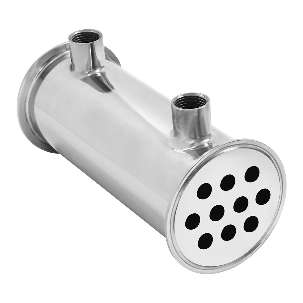 Stainless Steel Column Shape Condenser 10-Hole 1/2" Female Thread Condenser