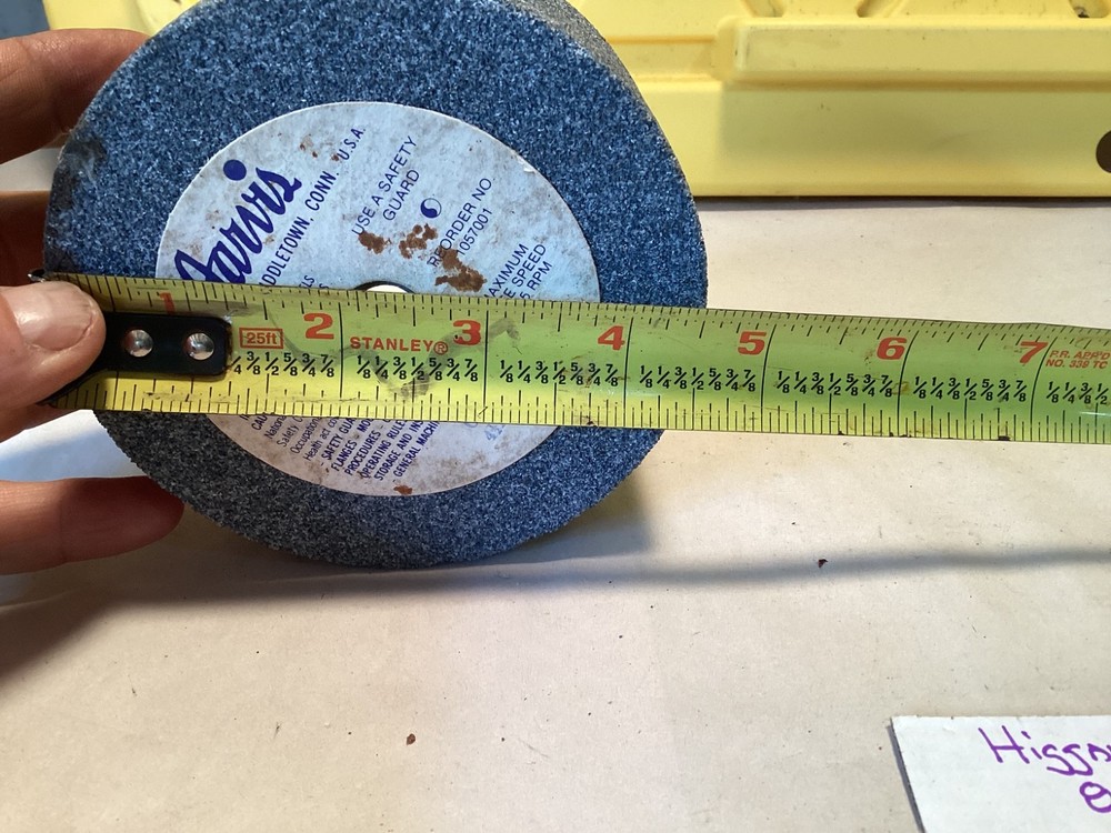Vintage Jarvis 4.5” grinding wheel