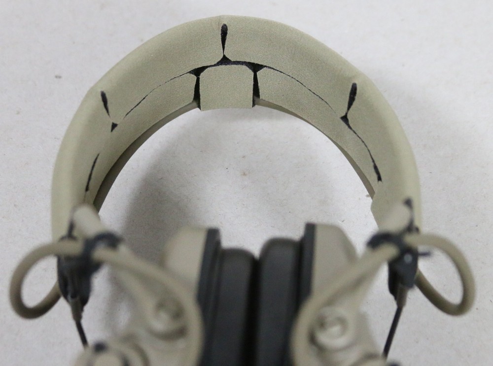 NEW OPEN Ops-Core AMP Communication Headset NFMI Connectorized Tan 499 w/ Mic