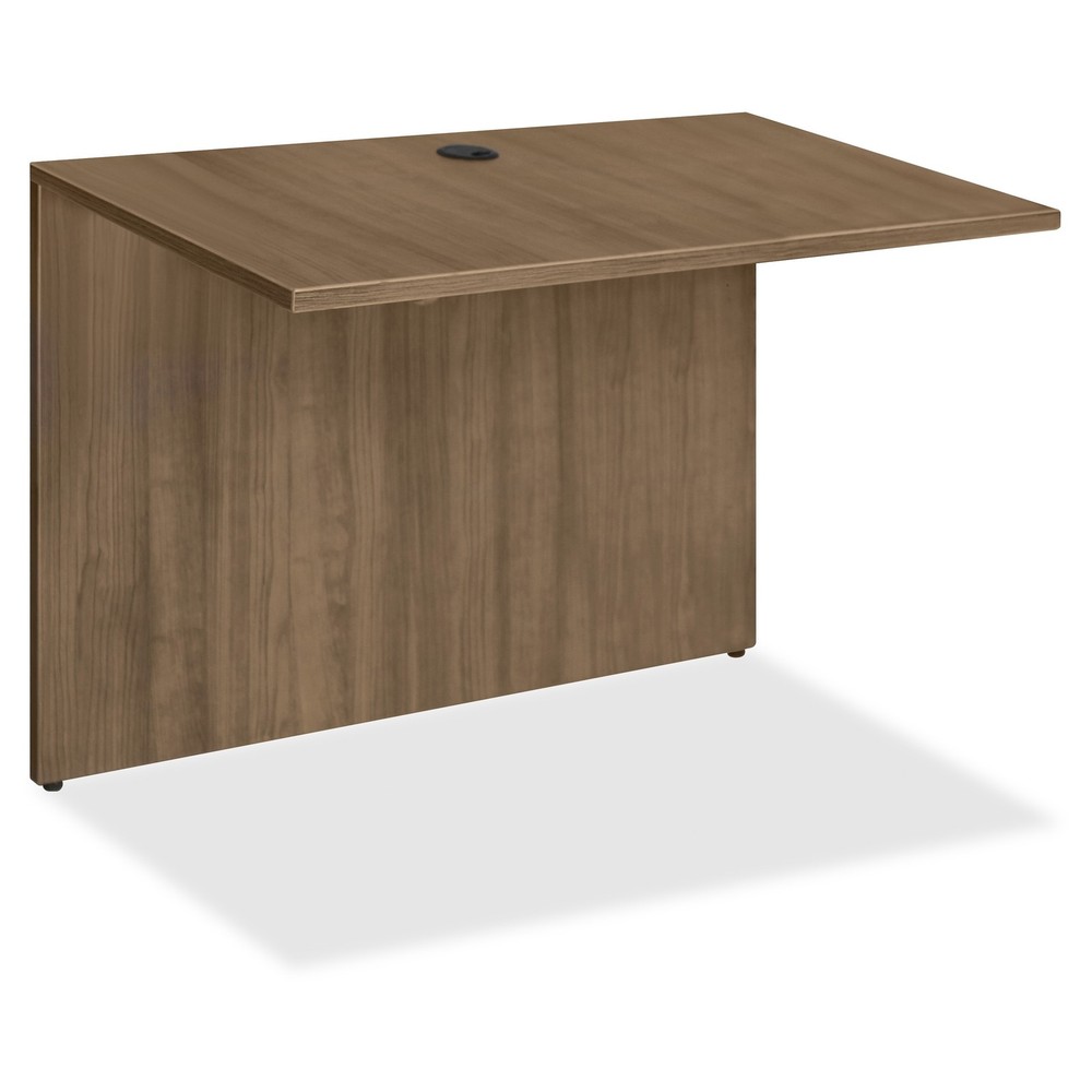 Lorell LLR69981 Walnut Laminate Office Bridge 48"x24"
