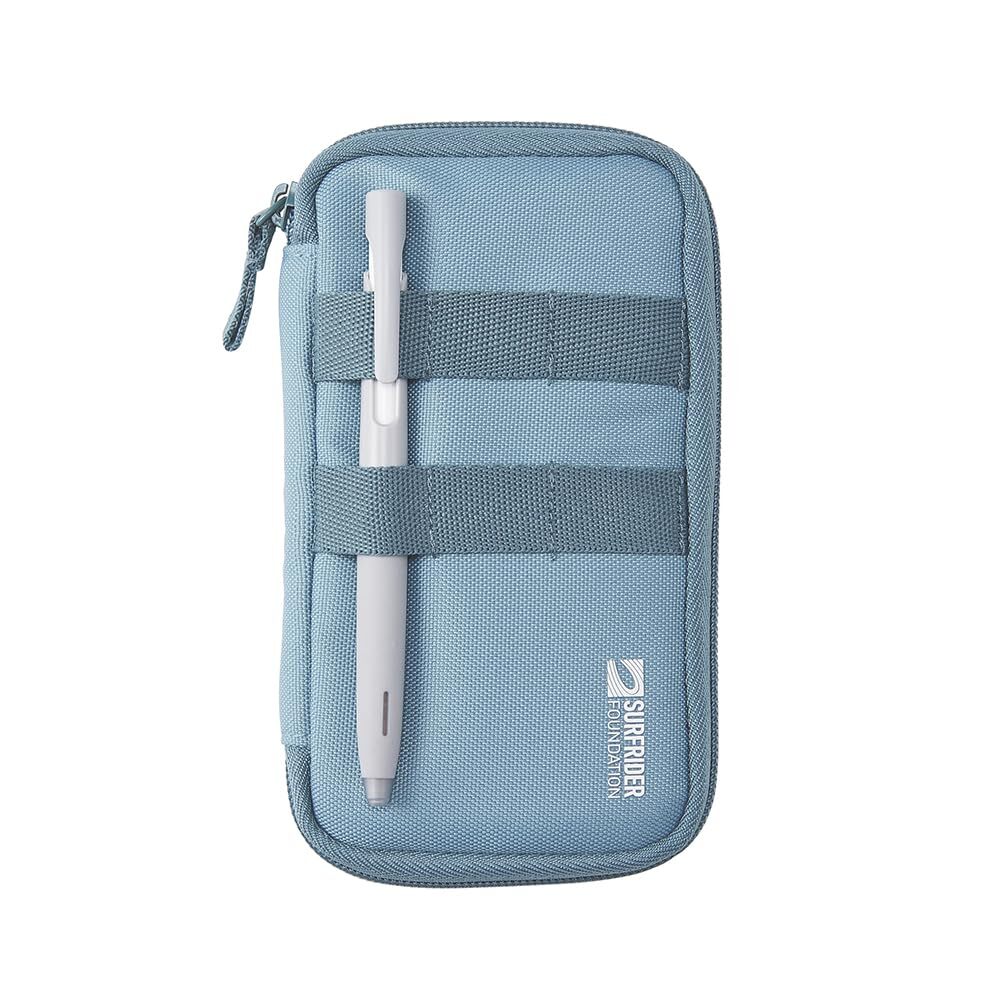 SFJ×LIHIT LAB. Compact Pen Pouch Surf Blue