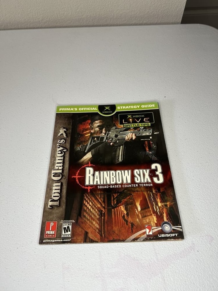 New Strategy Guide Rainbow Six 3 for Xbox Game