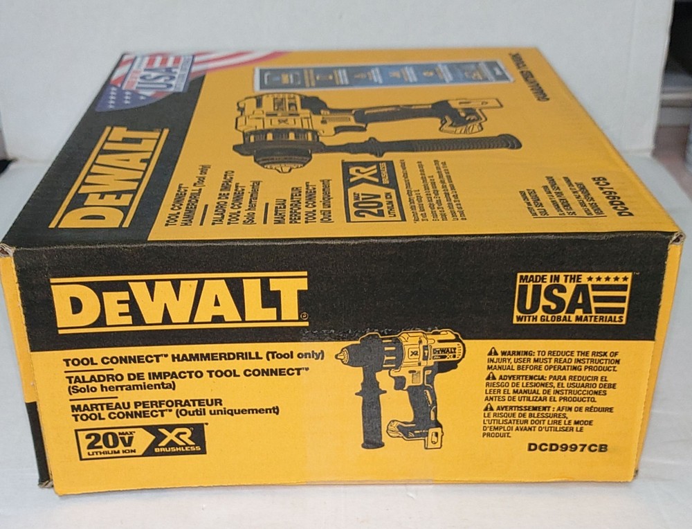 DeWALT DCD997CB 20V Max XR Brushless Tool Connect Hammerdrill (Tool Only)