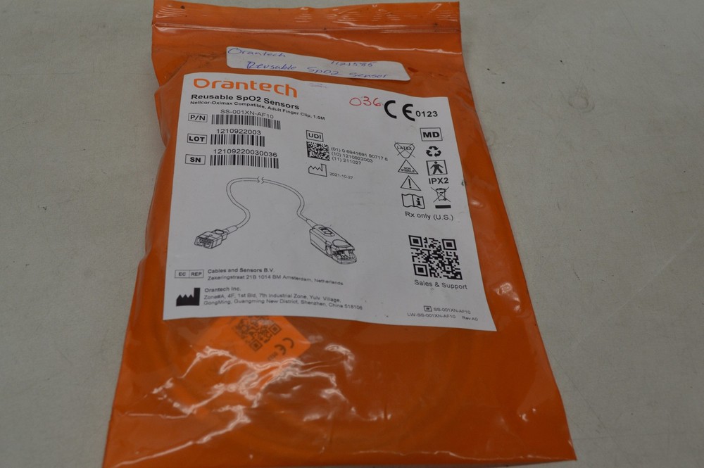 Orantech Reusable SpO2 Sensor *New Unused*