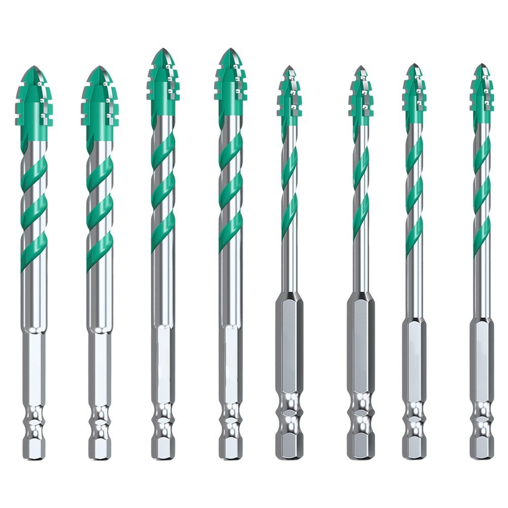 Carbide Drill Drill Bits Home Improvement Four-edge Serrated Easy Identification