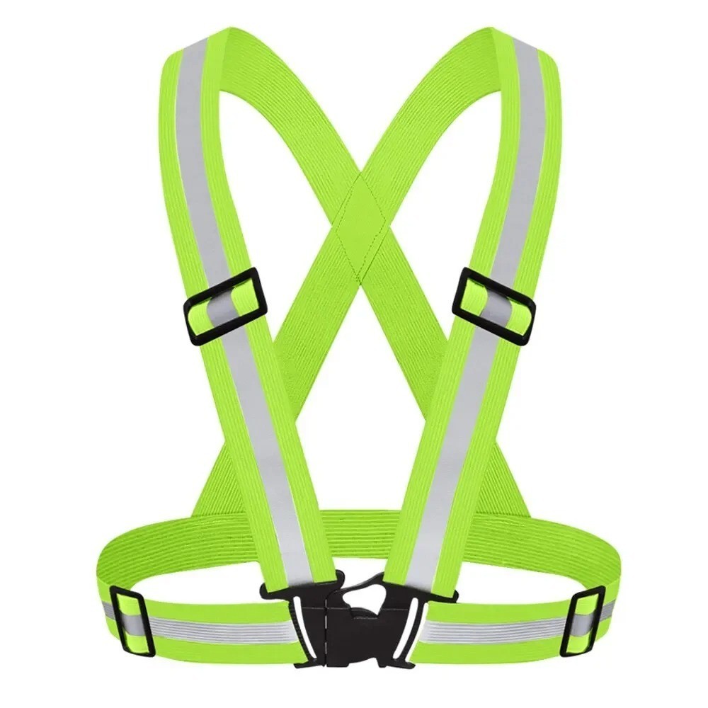 Adjustable Reflective Safety Vest High Visibility Night Running Work Jacket