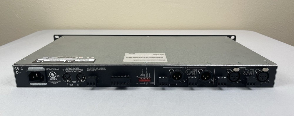Shure DFR22 Audio Processor with Feedback Reduction Soundplex Signal Processing